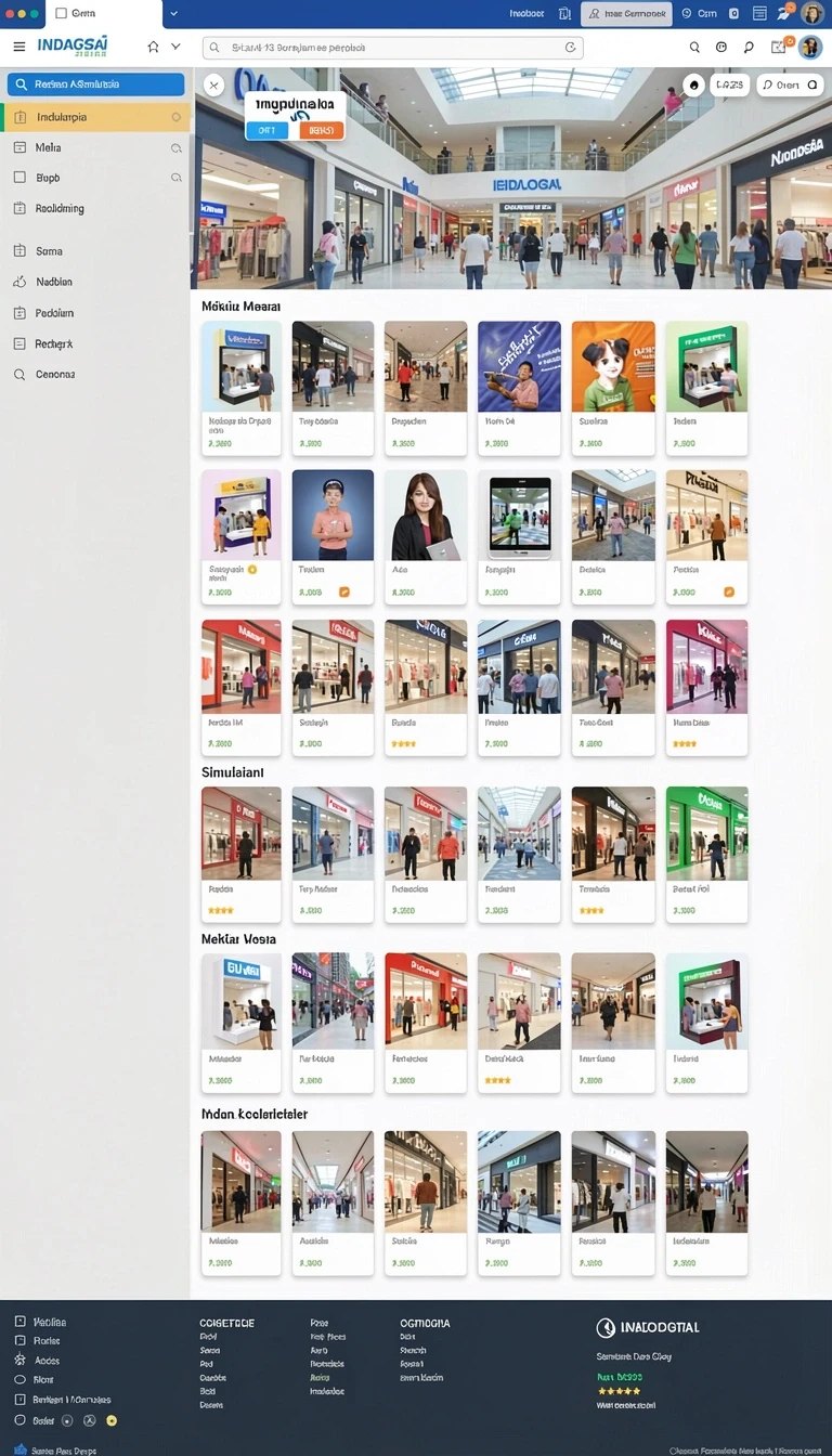 Tampilan awal katalog aplikasi yang jelas dan mudah dibaca.